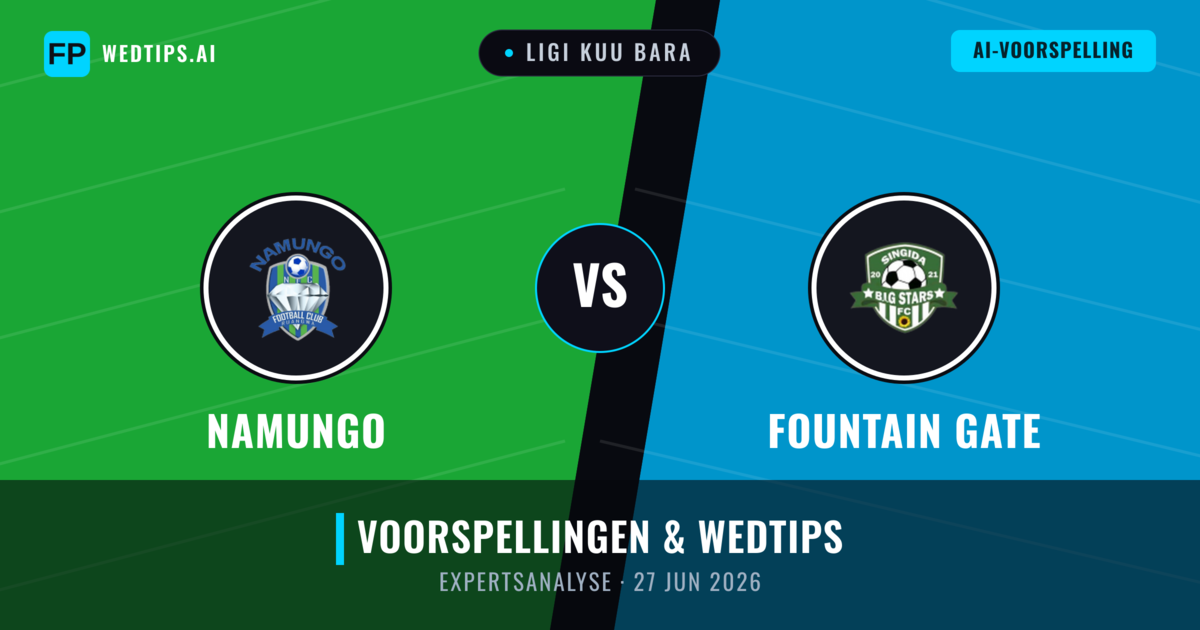 Namungo vs Fountain Gate — voorspelling en vooruitblik wedstrijd
