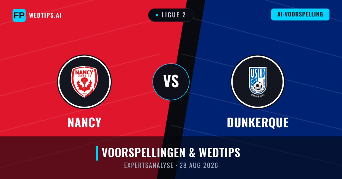 Nancy vs Dunkerque — voorspelling en vooruitblik wedstrijd