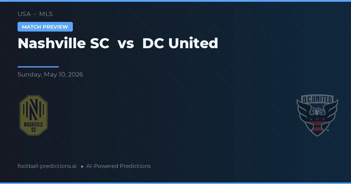 Nashville SC vs DC United — voorspelling en vooruitblik wedstrijd