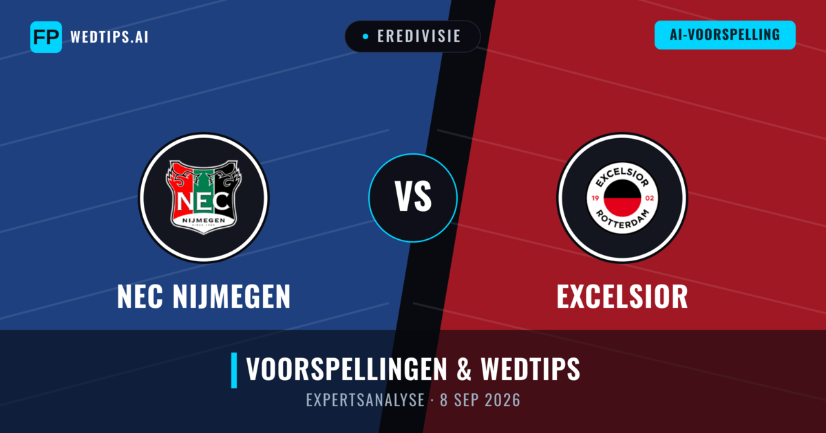 NEC Nijmegen vs Excelsior — voorspelling en vooruitblik wedstrijd
