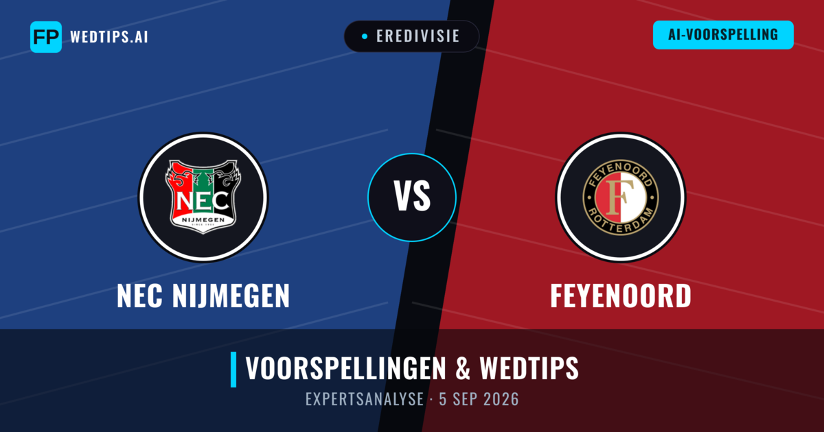 NEC Nijmegen vs Feyenoord — voorspelling en vooruitblik wedstrijd