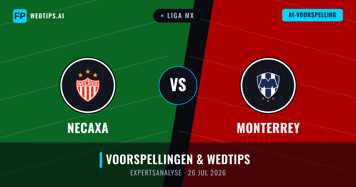 Necaxa vs Monterrey — voorspelling en vooruitblik wedstrijd