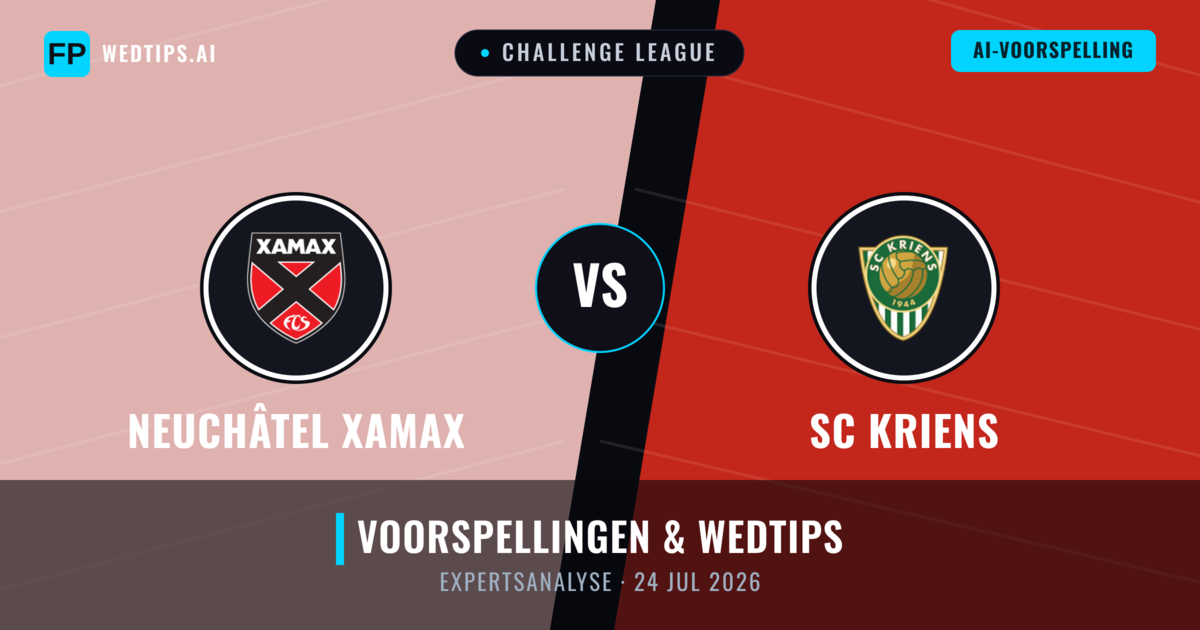 Neuchâtel Xamax vs SC Kriens — voorspelling en vooruitblik wedstrijd