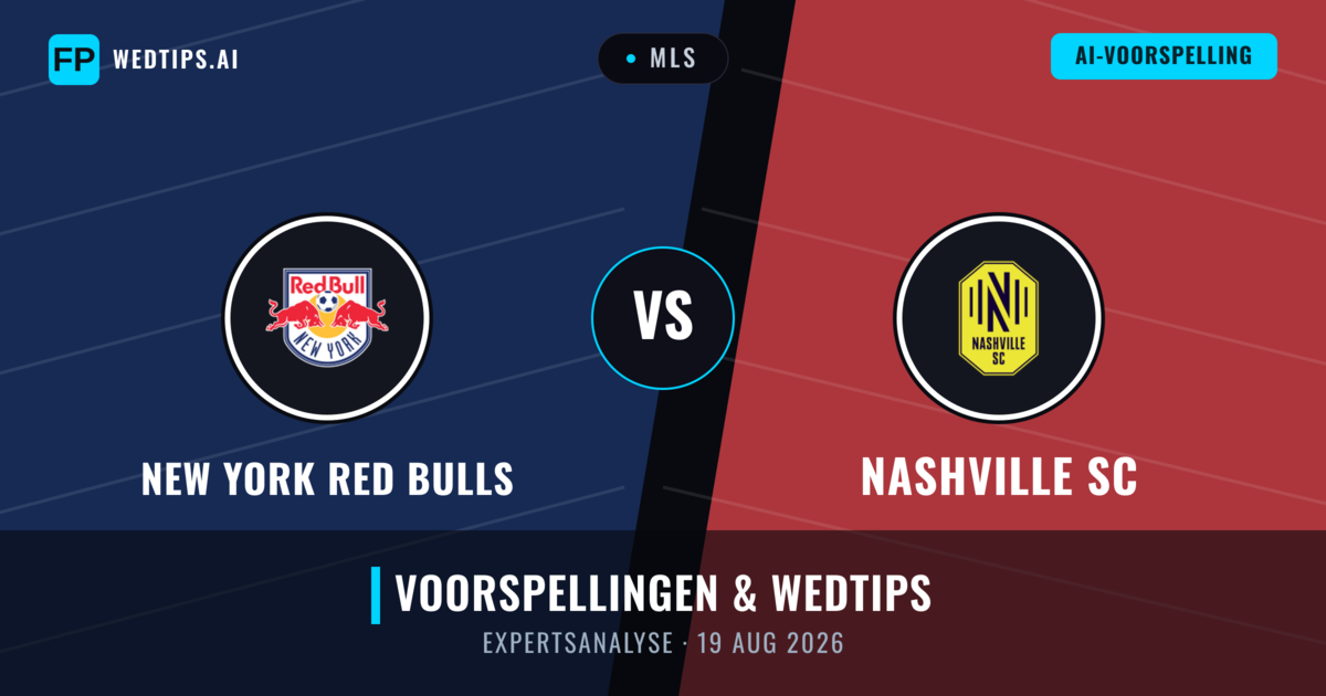 New York Red Bulls vs Nashville SC — voorspelling en vooruitblik wedstrijd
