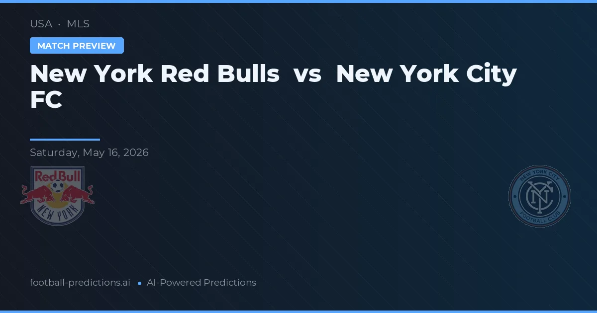New York Red Bulls vs New York City FC — voorspelling en vooruitblik wedstrijd