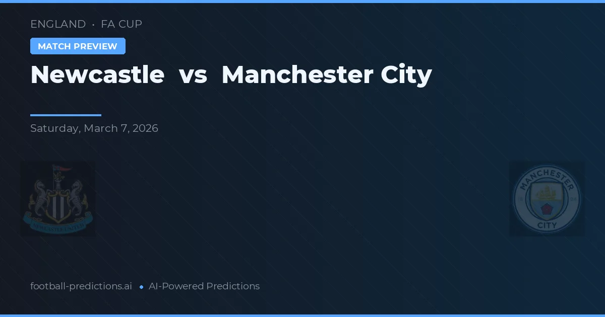 Newcastle vs Manchester City — voorspelling en vooruitblik wedstrijd