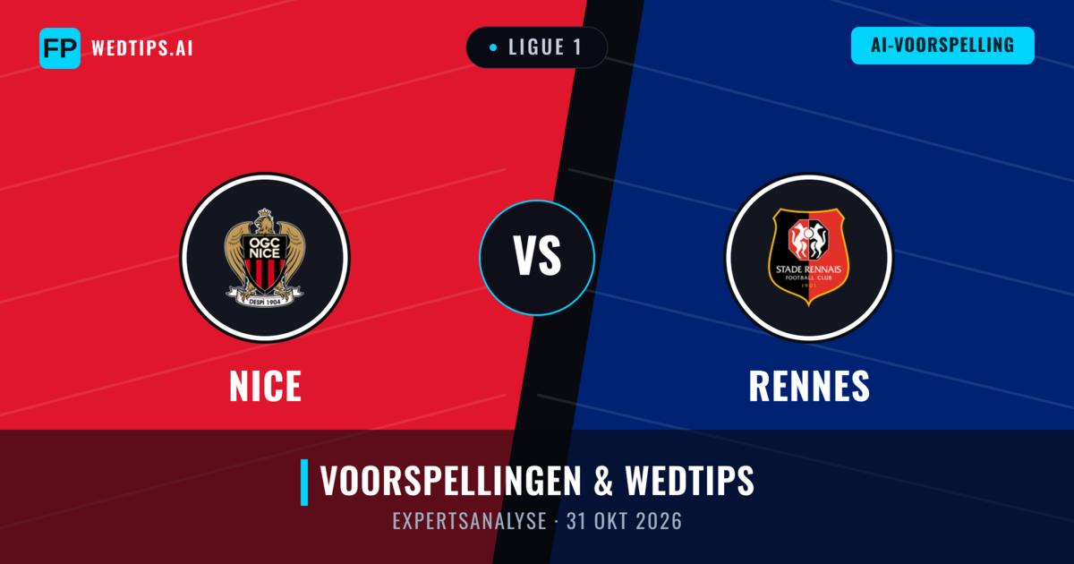 Nice vs Rennes — voorspelling en vooruitblik wedstrijd