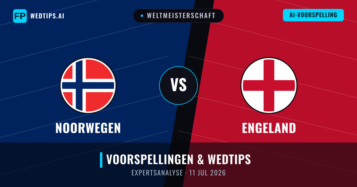 Noorwegen vs Engeland — voorspelling en vooruitblik wedstrijd