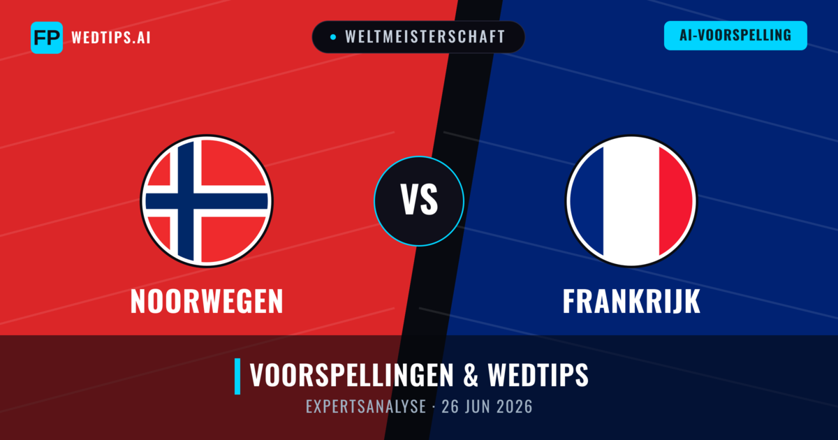 Noorwegen vs Frankrijk — voorspelling en vooruitblik wedstrijd
