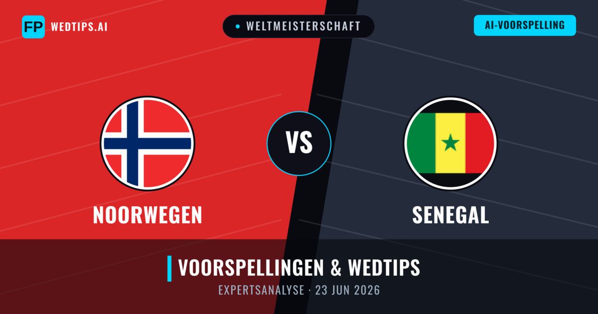 Noorwegen vs Senegal — voorspelling en vooruitblik wedstrijd