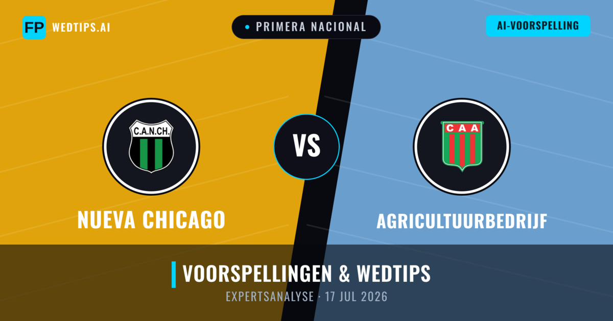 Nueva Chicago vs Agricultuurbedrijf — voorspelling en vooruitblik wedstrijd