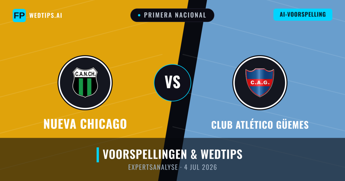 Nueva Chicago vs Club Atlético Güemes — voorspelling en vooruitblik wedstrijd