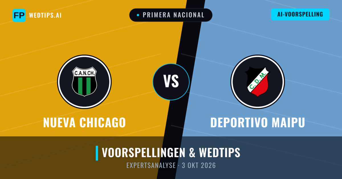 Nueva Chicago vs Deportivo Maipu — voorspelling en vooruitblik wedstrijd