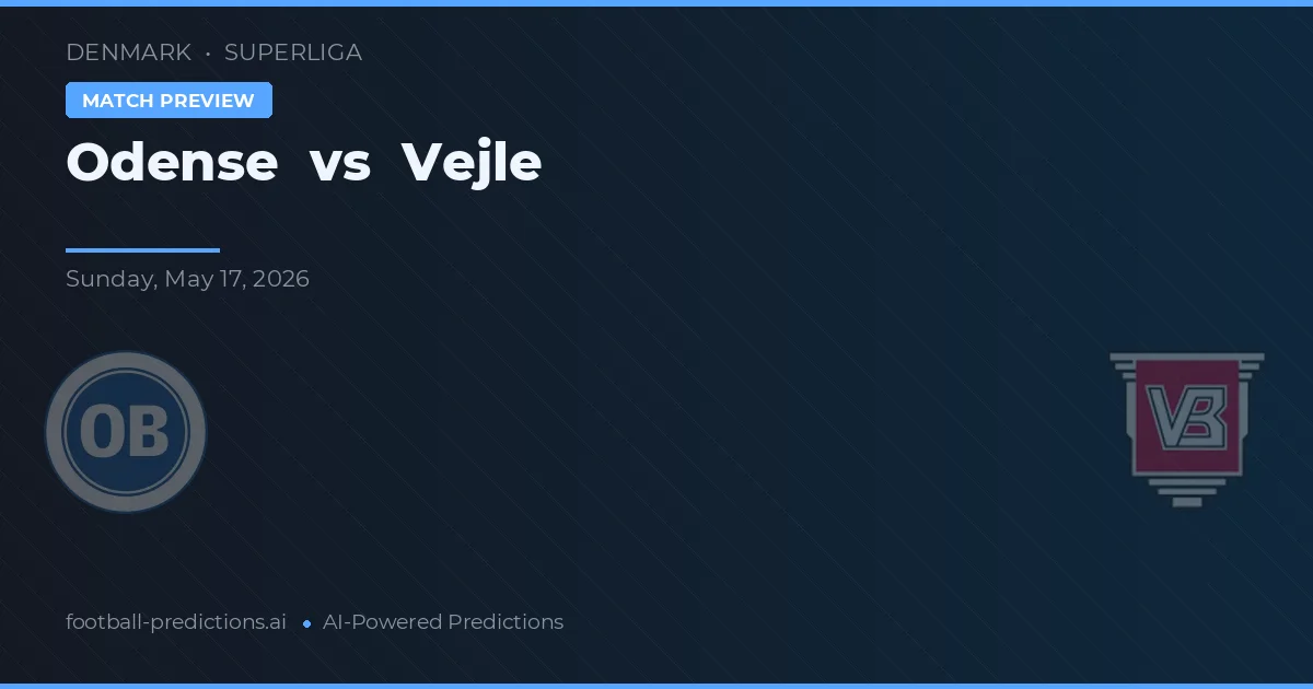 Odense BK vs Vejle BK — voorspelling en vooruitblik wedstrijd