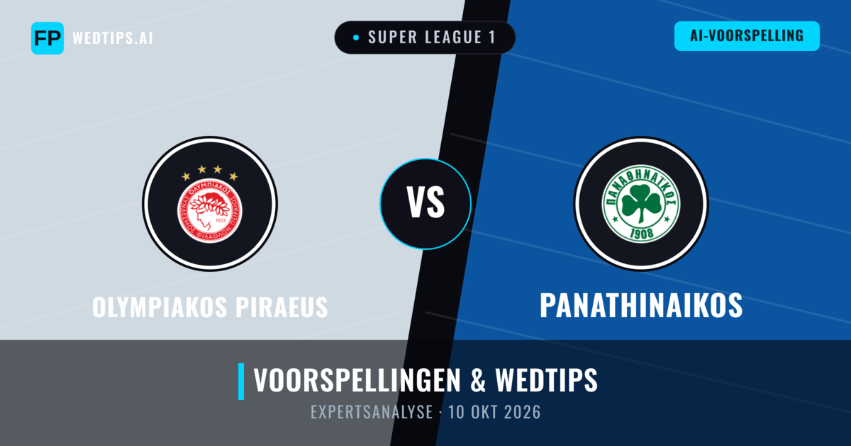 Olympiakos Piraeus vs Panathinaikos — voorspelling en vooruitblik wedstrijd