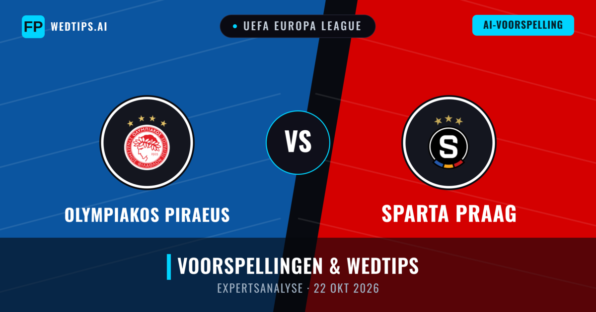 Olympiakos Piraeus vs Sparta Praag — voorspelling en vooruitblik wedstrijd