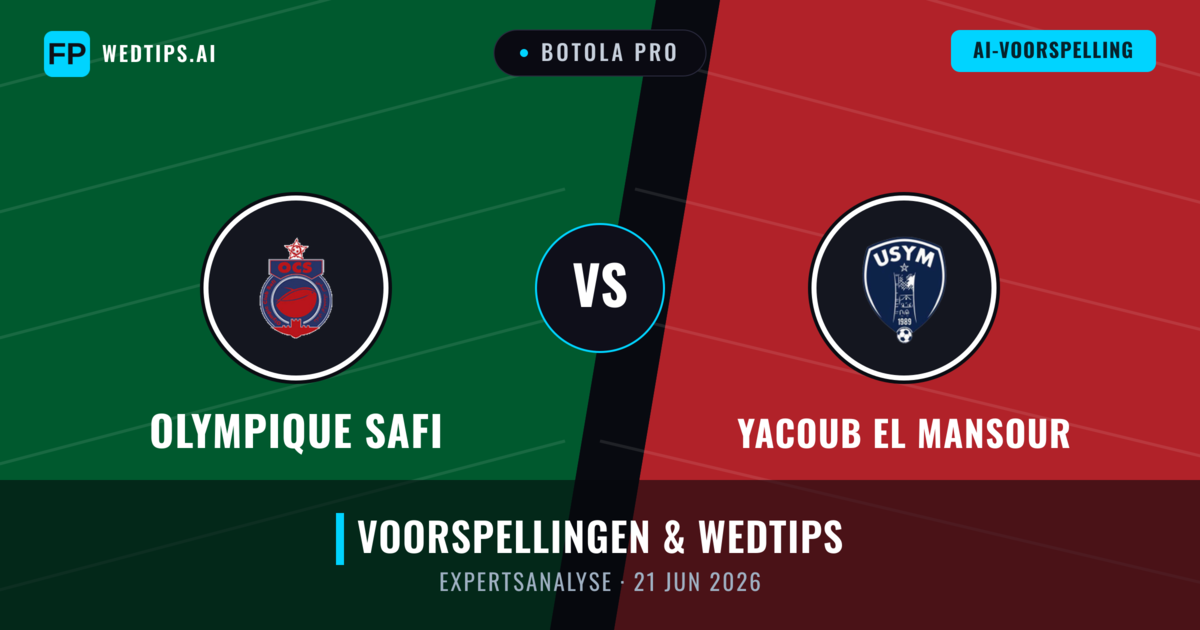 Olympique Safi vs Yacoub El Mansour — voorspelling en vooruitblik wedstrijd