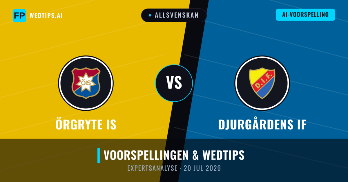 Örgryte IS vs Djurgårdens IF — voorspelling en vooruitblik wedstrijd