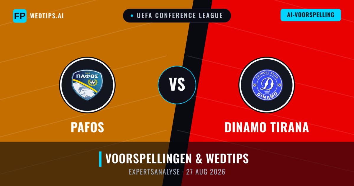 Pafos vs Dinamo Tirana — voorspelling en vooruitblik wedstrijd