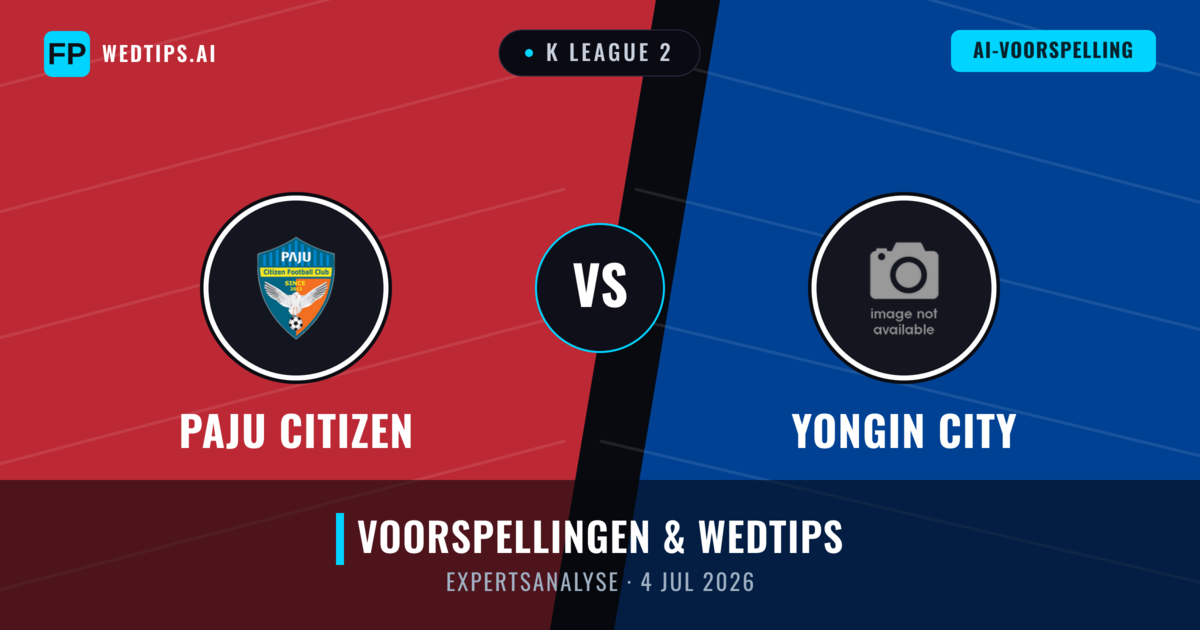 Paju Citizen vs Yongin City — voorspelling en vooruitblik wedstrijd