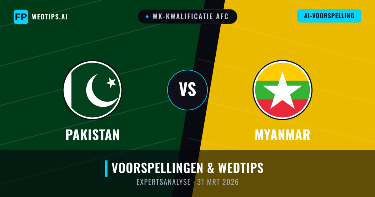 Pakistan vs Myanmar — voorspelling en vooruitblik wedstrijd