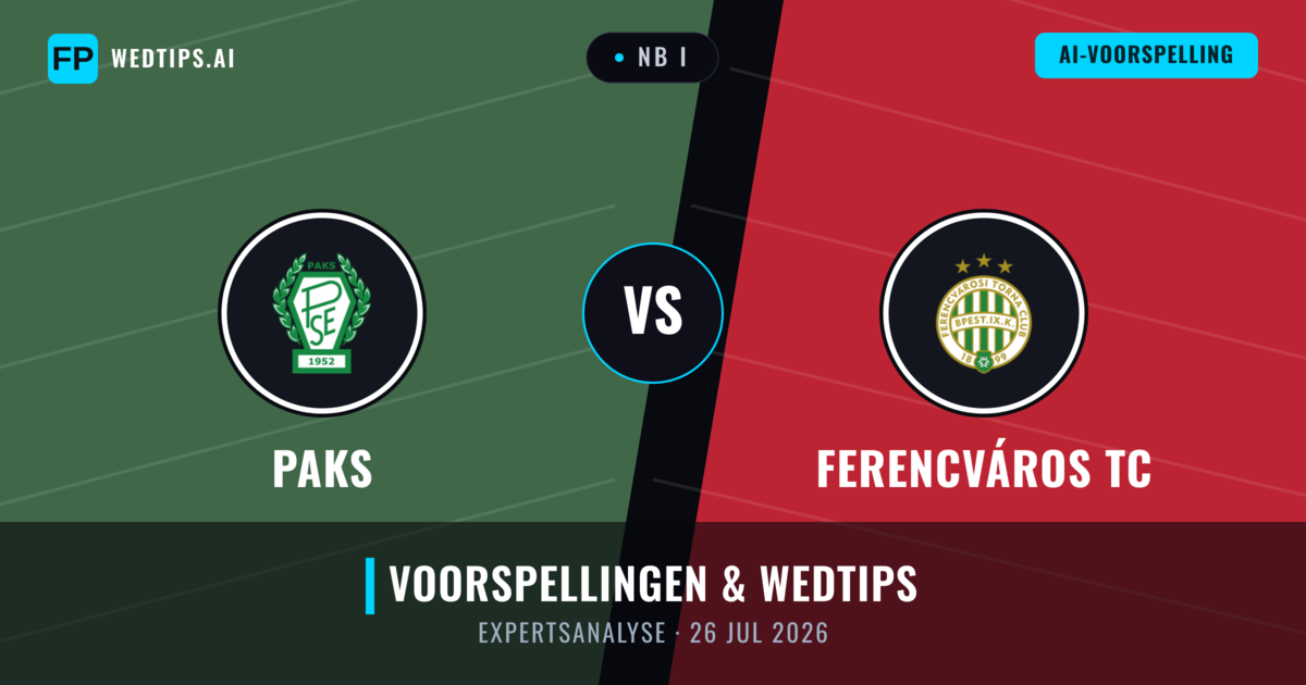 Paks vs Ferencváros TC — voorspelling en vooruitblik wedstrijd