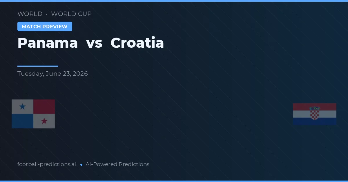 Panama vs Kroatië — voorspelling en vooruitblik wedstrijd