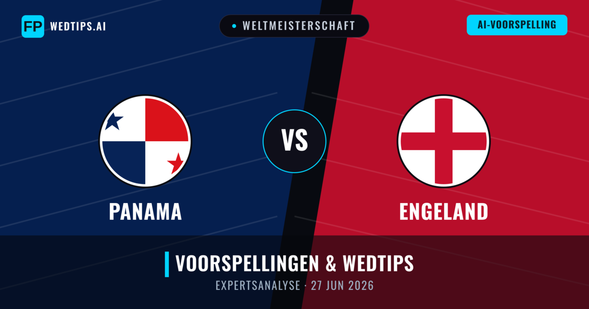 Panama vs Engeland — voorspelling en vooruitblik wedstrijd