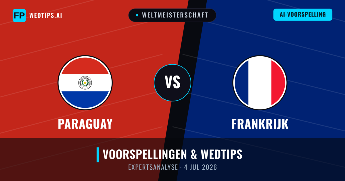 Paraguay vs Frankrijk — voorspelling en vooruitblik wedstrijd