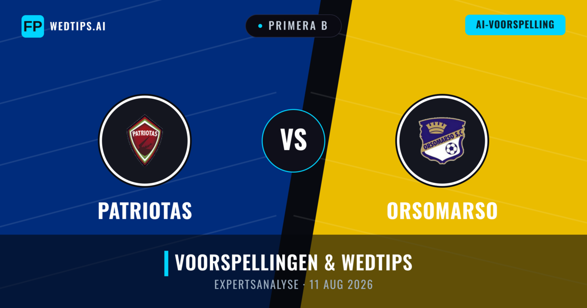 Patriotas vs Orsomarso — voorspelling en vooruitblik wedstrijd