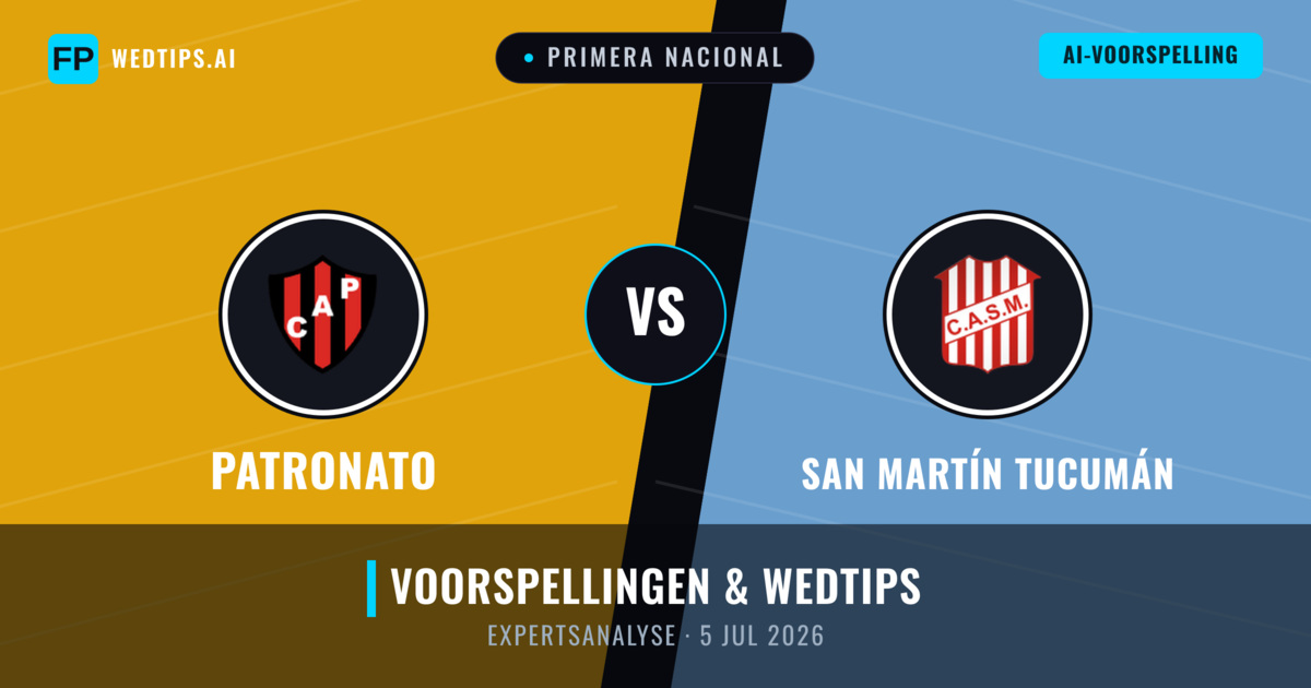 Patronato vs San Martín Tucumán — voorspelling en vooruitblik wedstrijd