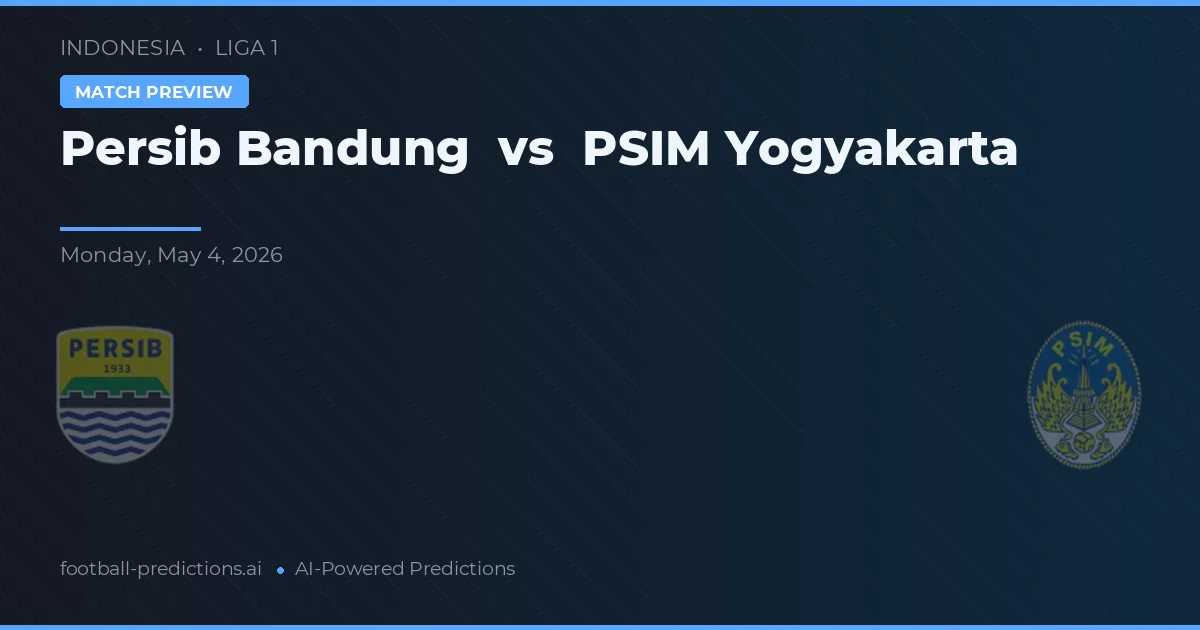 Persib Bandung vs PSIM Yogyakarta preview