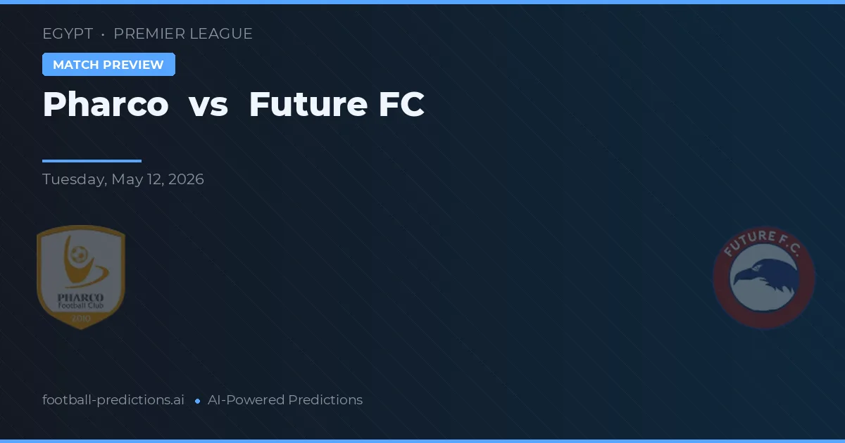 Pharco vs Future FC — voorspelling en vooruitblik wedstrijd