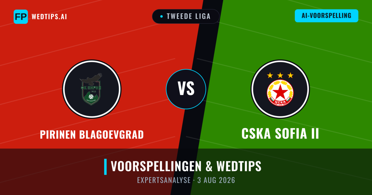 Pirinen Blagoevgrad vs CSKA Sofia II — voorspelling en vooruitblik wedstrijd