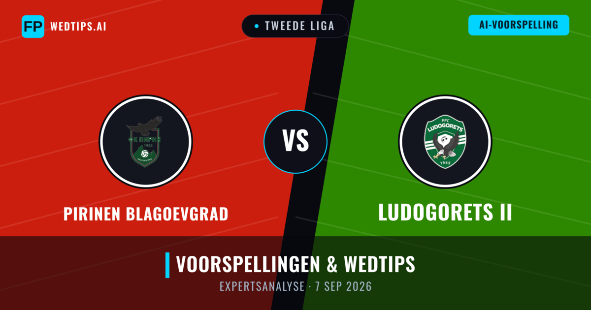 Pirinen Blagoevgrad vs Ludogorets II — voorspelling en vooruitblik wedstrijd