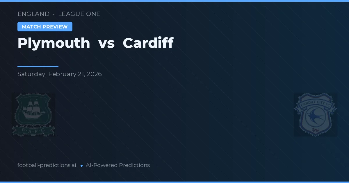 Plymouth Argyle vs Cardiff — voorspelling en vooruitblik wedstrijd