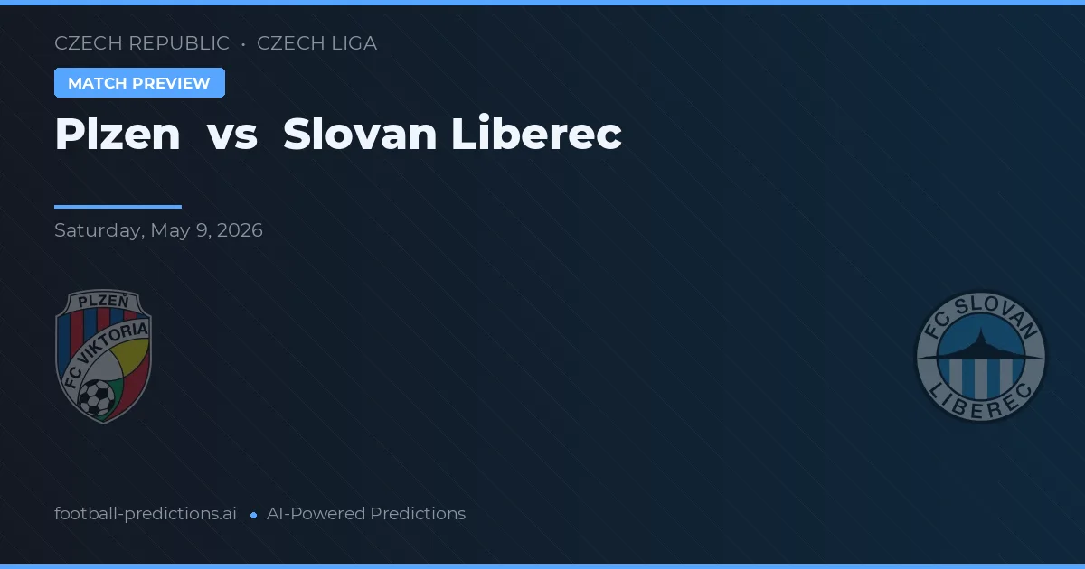 Plzen vs Slovan Liberec — voorspelling en vooruitblik wedstrijd