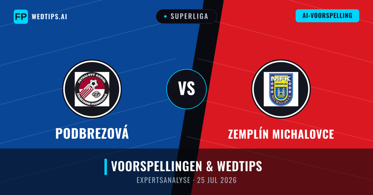 Podbrezová vs Zemplín Michalovce — voorspelling en vooruitblik wedstrijd