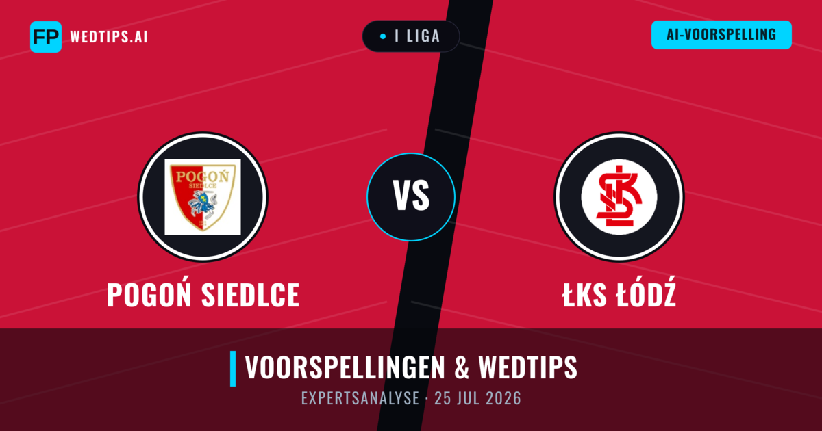 Pogoń Siedlce vs ŁKS Łódź — voorspelling en vooruitblik wedstrijd