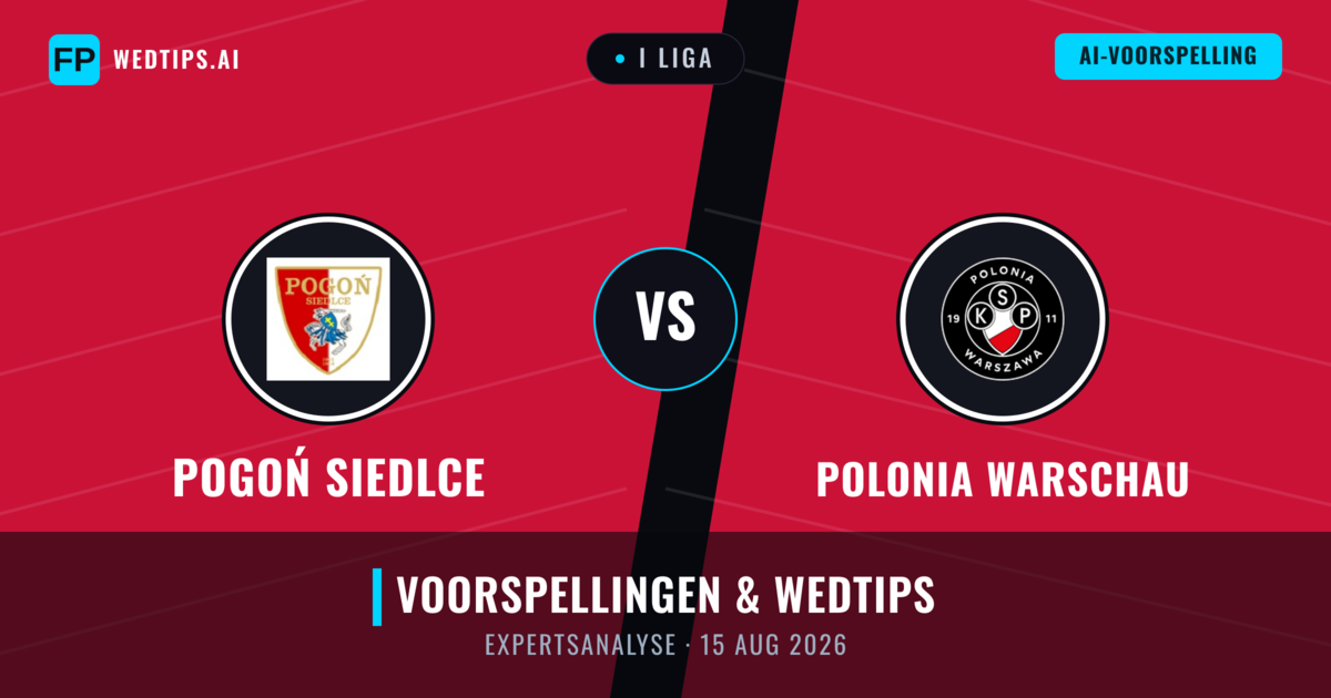 Pogoń Siedlce vs Polonia Warschau — voorspelling en vooruitblik wedstrijd