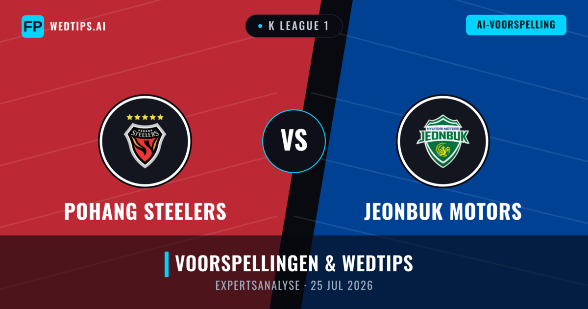 Pohang Steelers vs Jeonbuk Motors — voorspelling en vooruitblik wedstrijd