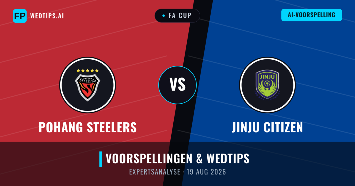 Pohang Steelers vs Jinju Citizen — voorspelling en vooruitblik wedstrijd