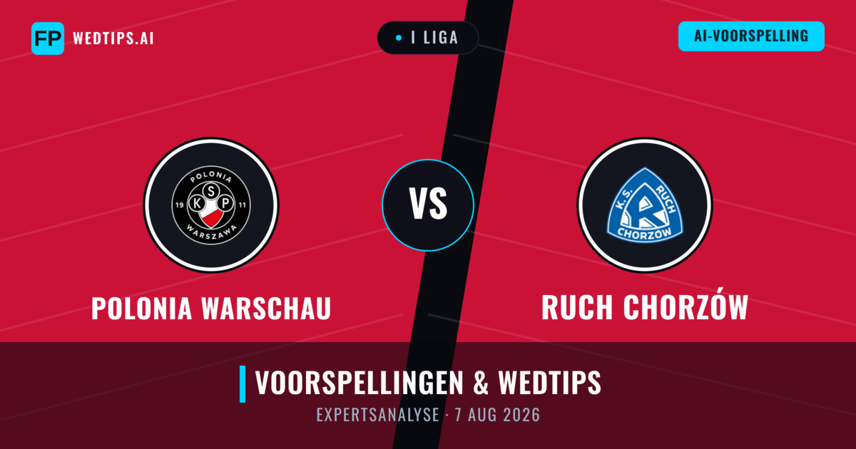 Polonia Warschau vs Ruch Chorzów — voorspelling en vooruitblik wedstrijd