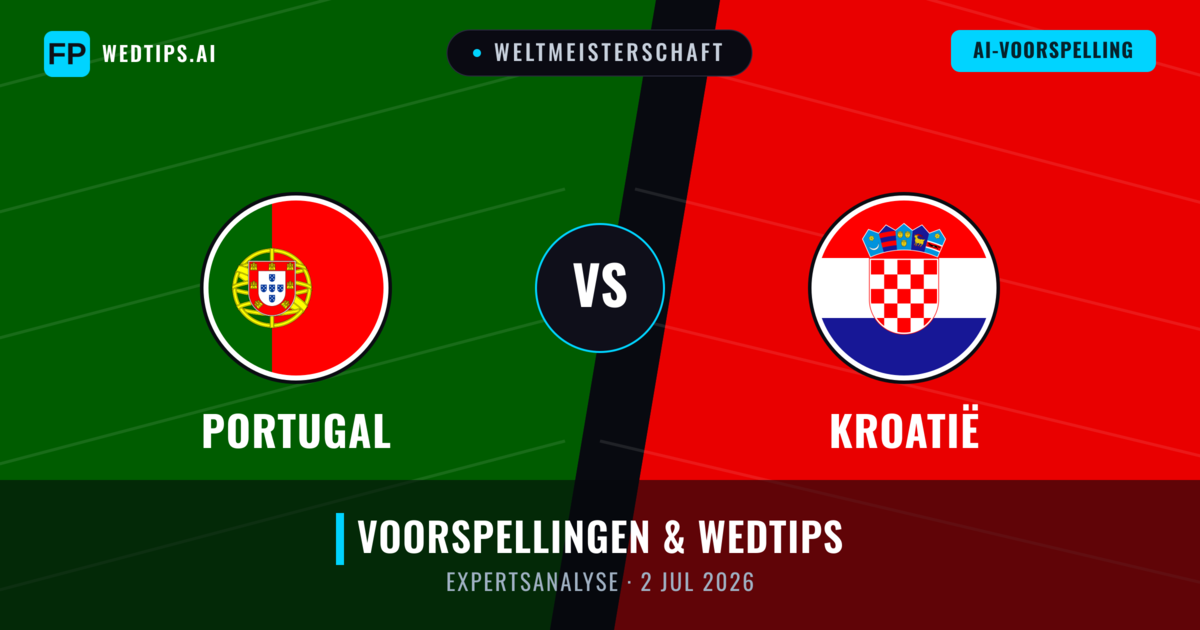 Portugal vs Kroatië — voorspelling en vooruitblik wedstrijd