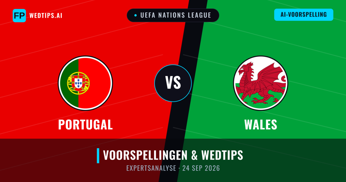 Portugal vs Wales — voorspelling en vooruitblik wedstrijd