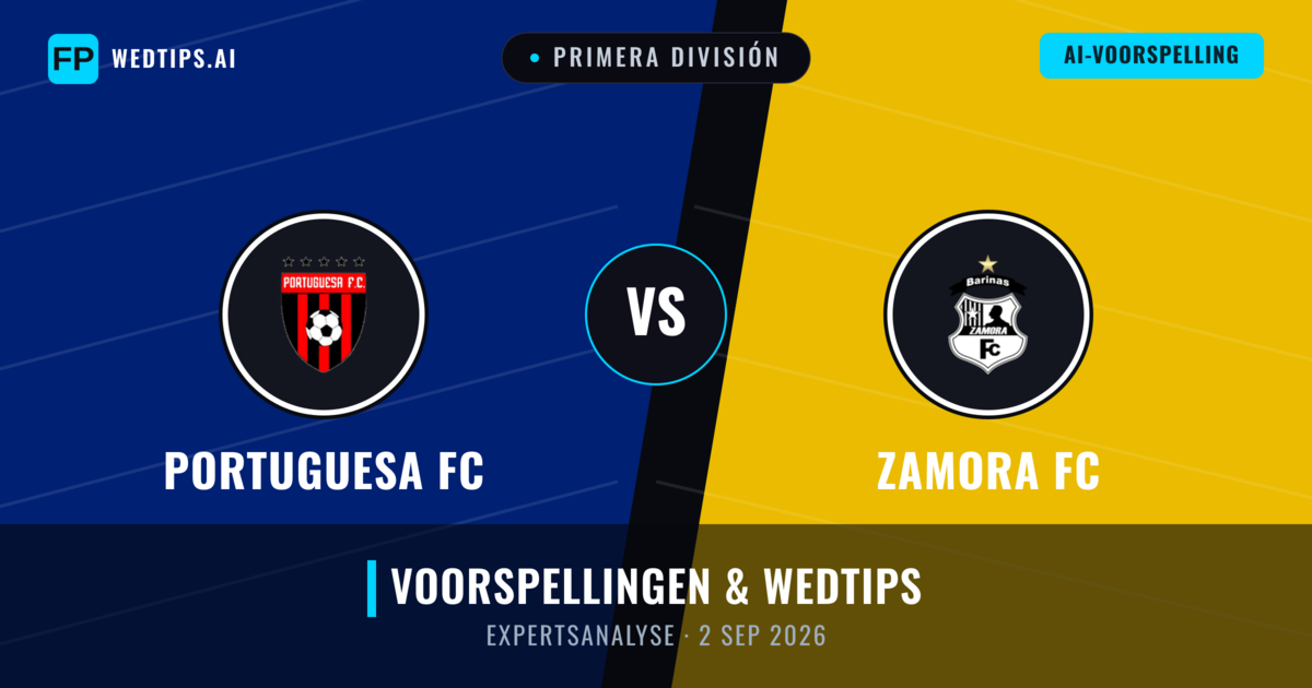 Portuguesa FC vs Zamora FC — voorspelling en vooruitblik wedstrijd