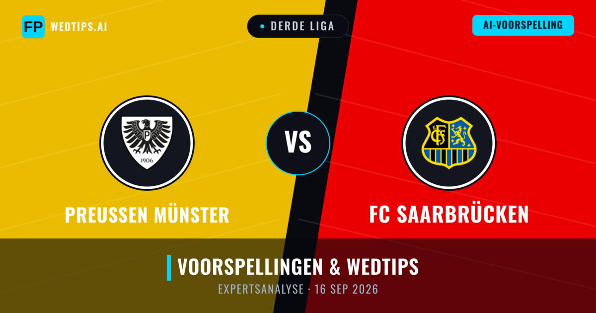 Preußen Münster vs FC Saarbrücken — voorspelling en vooruitblik wedstrijd