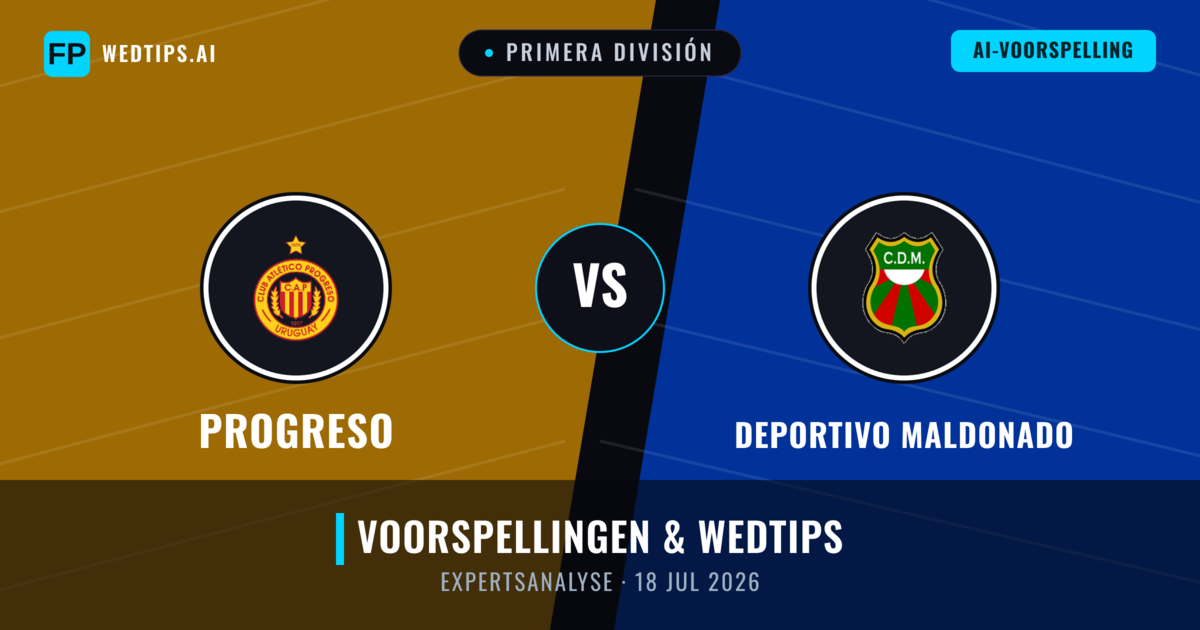 Progreso vs Deportivo Maldonado — voorspelling en vooruitblik wedstrijd