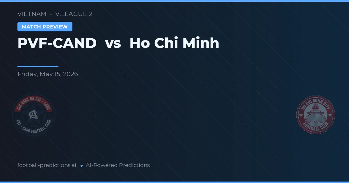 PVF-CAND vs Ho Chi Minh City — voorspelling en vooruitblik wedstrijd
