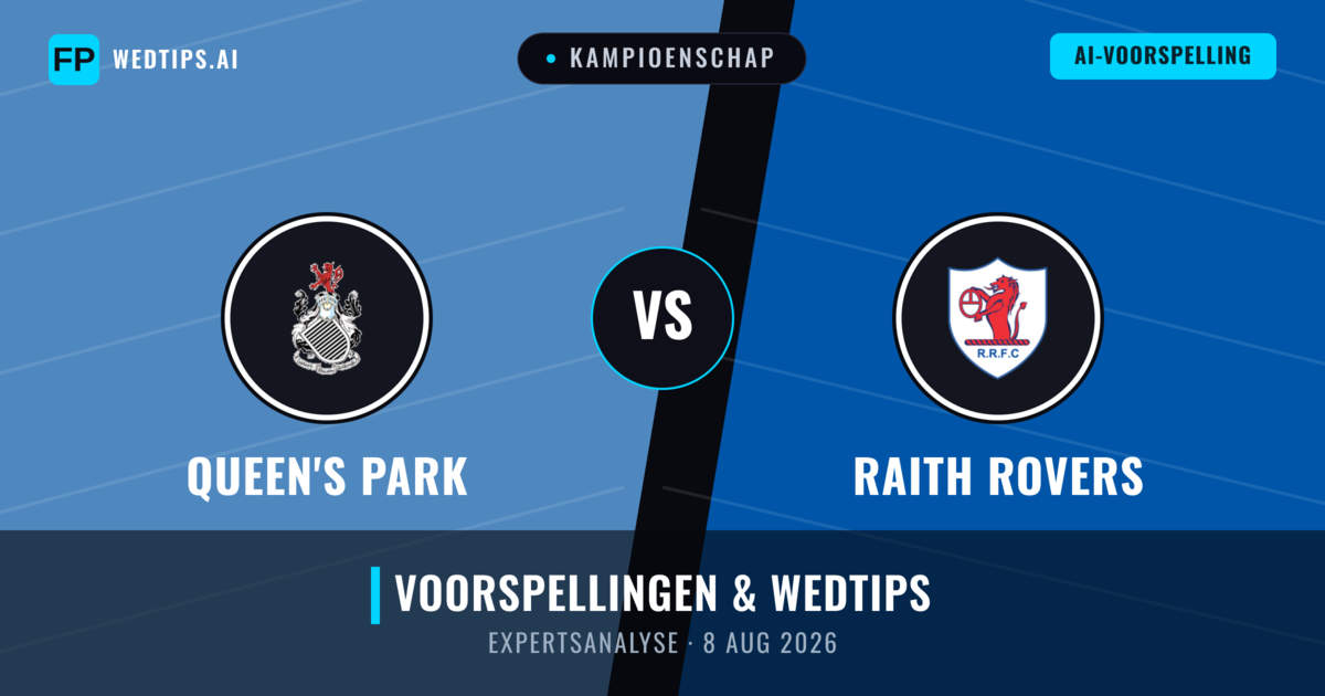 Queen's Park vs Raith Rovers — voorspelling en vooruitblik wedstrijd